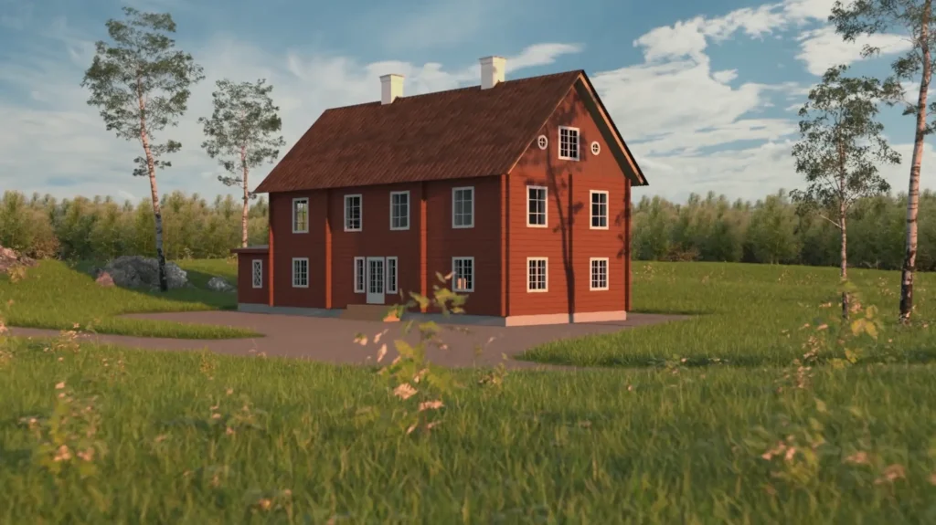 Rendering av huset i Linköping - Grand Designs Sverige_resultat